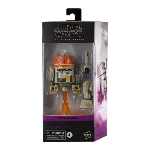 Hasbro - Star Wars - Black Series - Rebels - Chopper (C1-10P) (Réemballage) (REB08) - Figurine articulée de 15 cm