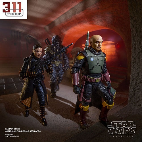 Hasbro – Star Wars – Black Series – Das Buch von Boba Fett – Boba Fett (Gesicht von Temuera Morrison) (BOBF09) – 15 cm große Actionfigur