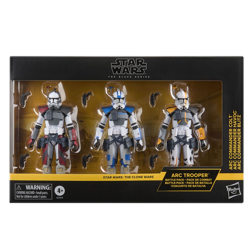 Hasbro - Star Wars - Black Series - The Clone Wars - ARC Trooper Battle Pack (Havoc, Colt, Blitz, 3-Pack) - 6” Action Figures