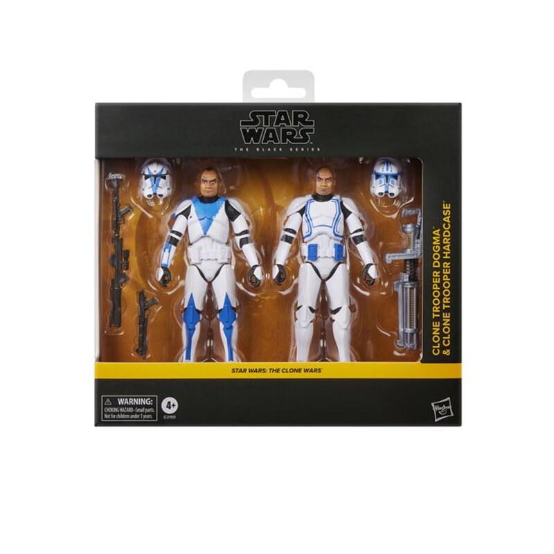 Hasbro - Star Wars - Black Series - The Clone Wars - Clone Trooper Dogma & Clone Trooper Hardcase (2-Pack) - 6” Action Figures