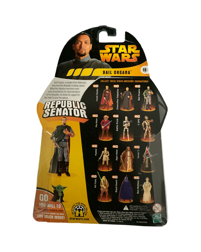 Hasbro - Star Wars - Revenge of the Sith - Bail Organa (Republic Senator) - 3.75” Action Figure