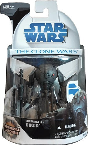 Hasbro - Star Wars - The Clone Wars (Blue) - Super Battle Droid (#12) - 3.75” Action Figure