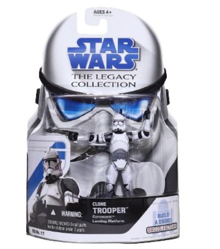 Hasbro Star Wars The Legacy Collection (Blue) Clone Trooper (Coruscant Landing Platform) (BD17) Action Figure