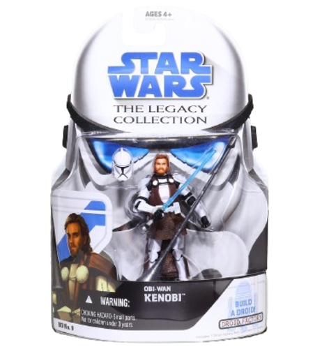 Hasbro - Star Wars - The Legacy Collection (Bleu) - Obi-Wan Kenobi (Général Jedi) (BD09) - Figurine articulée de 9,5 cm