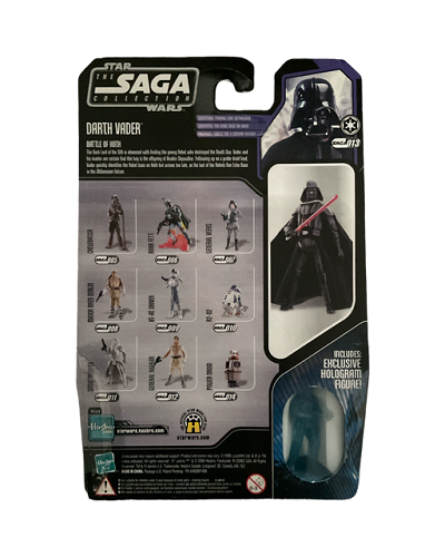 Hasbro - Star Wars - The Saga Collection - Darth Vader (SAGA 013) - 3.75” Action Figure