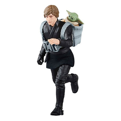 Hasbro - Star Wars - Collection Vintage - Le Livre de Boba Fett - Luke Skywalker et Grogu (Deluxe) - Figurine articulée de 9,5 cm