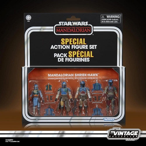 Hasbro - Star Wars - Vintage Collection - The Mandalorian - Mandalorian Shriek-Hawk - (4er-Pack) - 3,75" Actionfigur