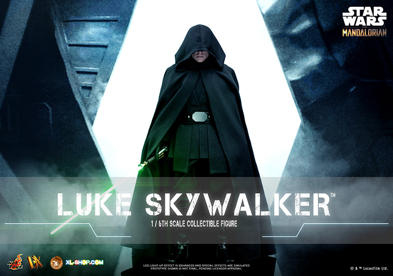 Hot Toys - Star Wars: The Mandalorian - Luke Skywalker & Grogu (DX22, Geopend) - 1/6 Scale (28 cm) Collectible Figure