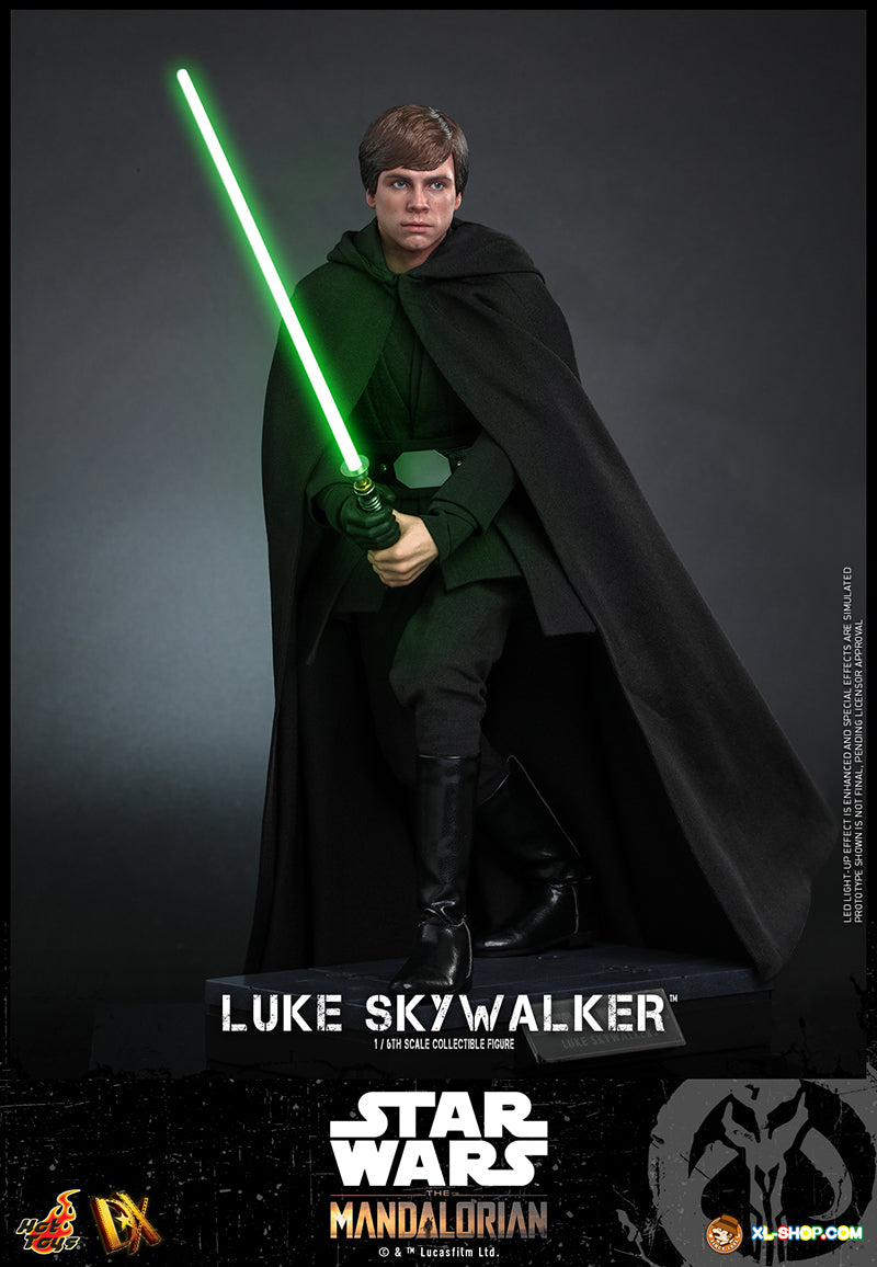 Hot Toys - Star Wars: The Mandalorian - Luke Skywalker & Grogu (DX22, Geopend) - 1/6 Scale (28 cm) Collectible Figure