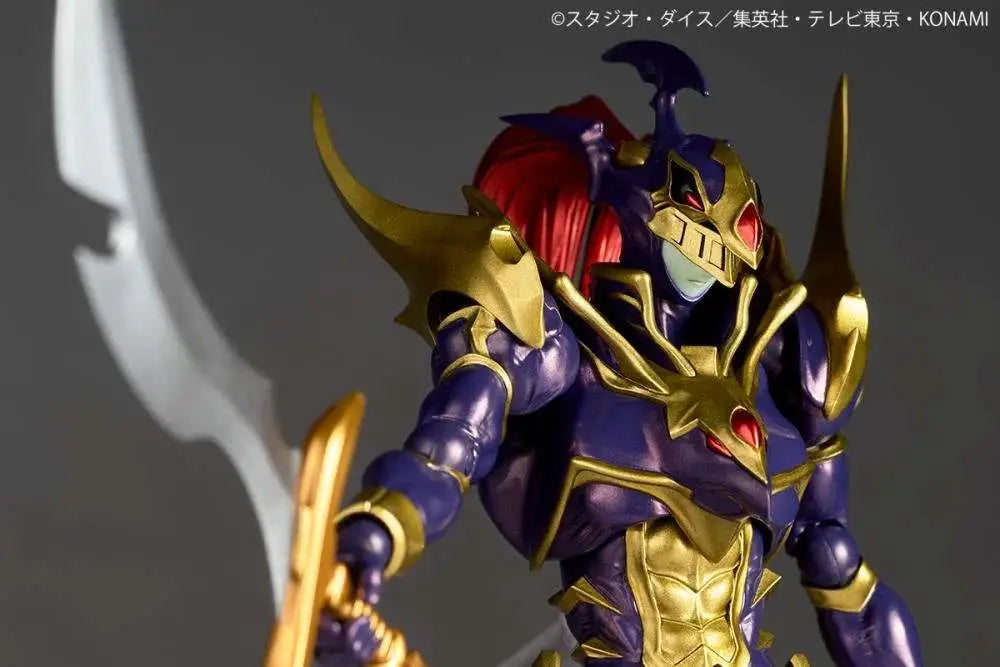 Kaiyodo - Revoltech - Amazing Yamaguchi - Yu-gi-oh! - Black Luster Soldier (NR088) - 14/17 cm Action Figure