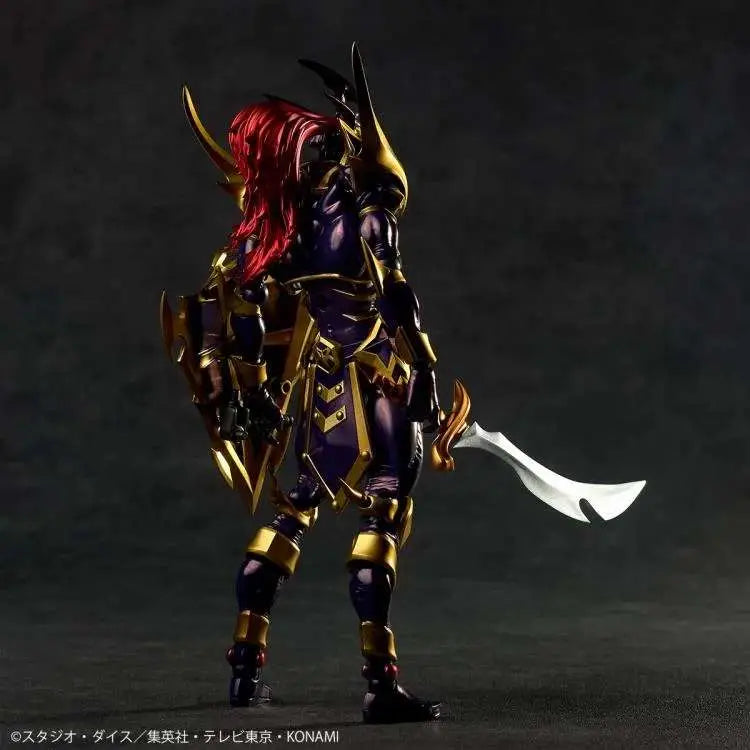 Kaiyodo - Revoltech - Amazing Yamaguchi - Yu-gi-oh! - Black Luster Soldier (NR088) - 14/17 cm Action Figure