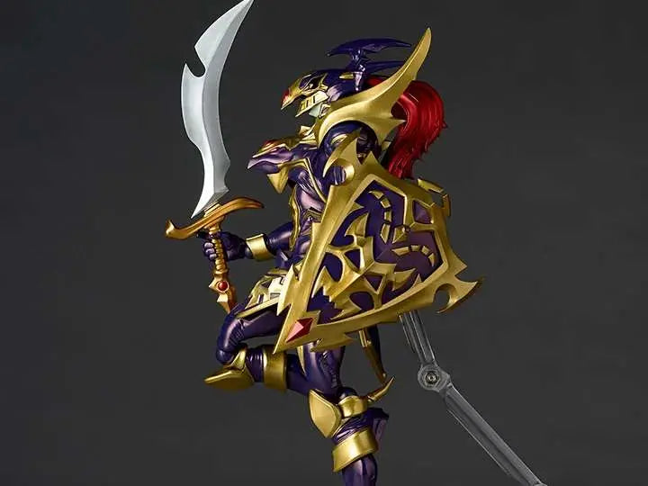 Kaiyodo - Revoltech - Amazing Yamaguchi - Yu-gi-oh! - Black Luster Soldier (NR088) - 14/17 cm Action Figure