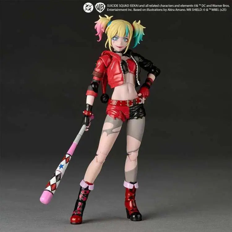 Kaiyodo - Revoltech - Amazing Yamaguchi - Harley Quinn (Suicide Squad Isekai Ver.) - 14/17 cm Action Figure