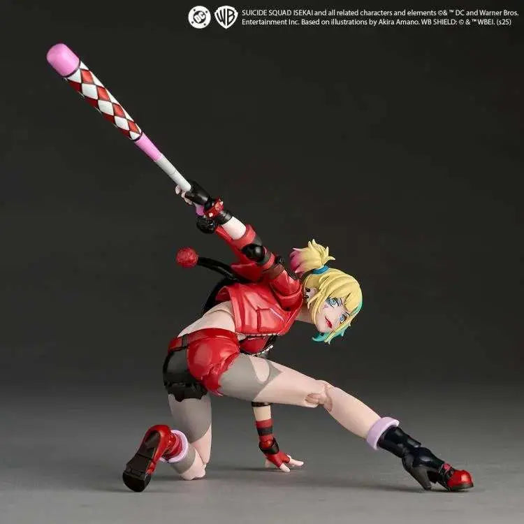Kaiyodo - Revoltech - Amazing Yamaguchi - Harley Quinn (Suicide Squad Isekai Ver.) - 14/17 cm Action Figure