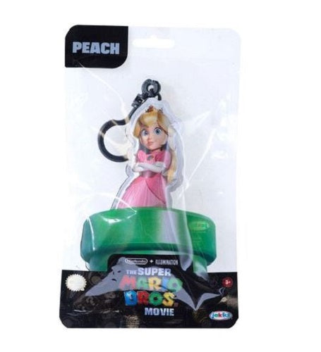 Jakks Pacific - The Super Mario Brothers Movie - Peach - Key Chain