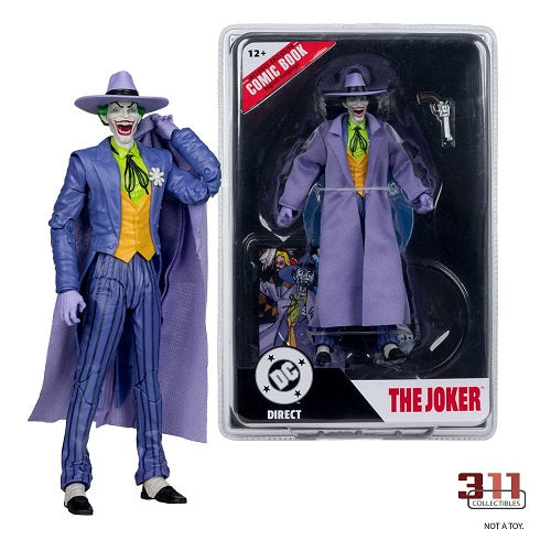 McFarlane Toys - DC Direct - Page Punchers - Le Joker (Crisis on Infinite Earths) - Figurine articulée de 14 cm