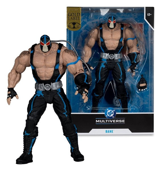 McFarlane Toys - DC Multiverse - Batman: Knightfall - Bane (Gold Label) - Deluxe Mega Fig - 24 cm Actionfigur