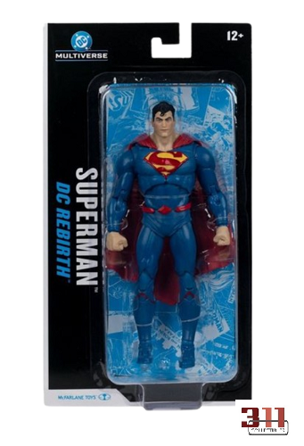 McFarlane Toys - DC Multiverse - Superman - (Rebirth, Blisterkarte) - 18 cm große Actionfigur