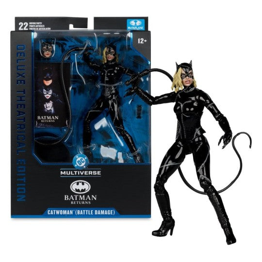 McFarlane Toys - Deluxe Theatrical Edition - DC Multiverse - Batman Returns - Catwoman (Battle Damaged) - 7” Action Figure