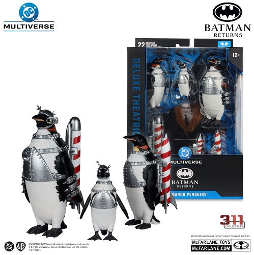 McFarlane Toys - Deluxe Theatrical Edition - DC Multiverse - Batman: Returns - Commando Penguins - 7" Action Figure Set