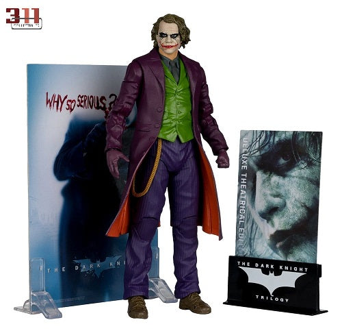 McFarlane Toys - Deluxe Theatrical Edition - DC Multiverse - The Dark Knight - The Joker (Heath Ledger) - 7" Action Figure