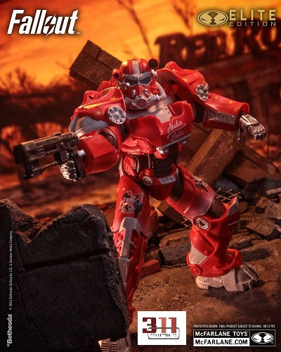 Mc Farlane Toys - Elite Edition - Fallout 76 - T-60 (Gold Label, Nuka Cola) - 18 cm Action Figure