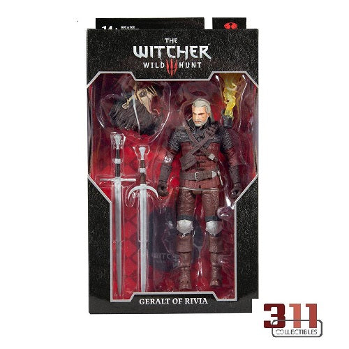 McFarlane Toys - The Witcher 3: Wild Hunt - Geralt of Rivia (Wolf Armor) - 18 cm Action Figure