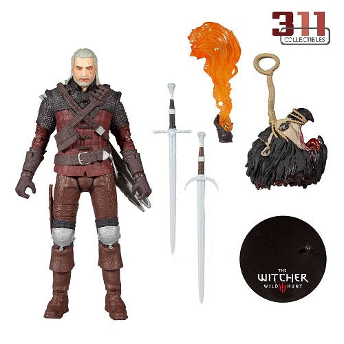 McFarlane Toys - The Witcher 3: Wild Hunt - Geralt of Rivia (Wolf Armor) - 18 cm Action Figure