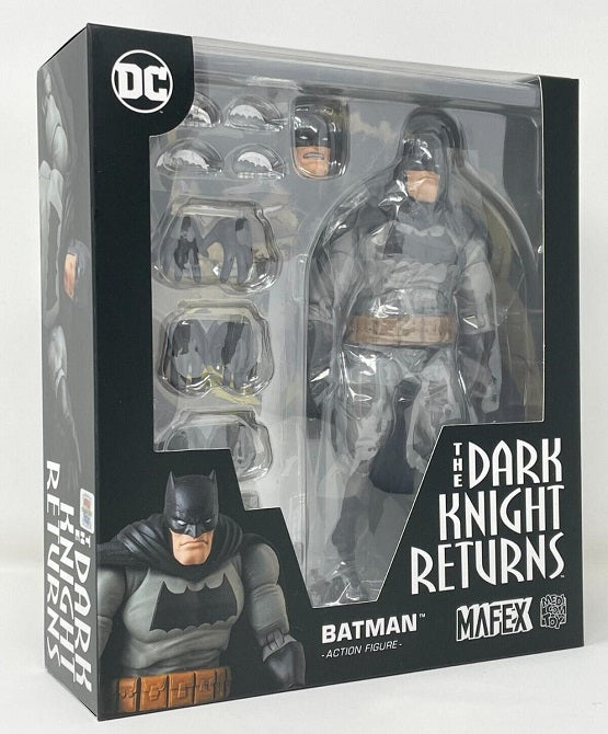 Medicom Toy - MAFEX - Batman: The Dark Knight Returns - Batman (Black and Grey, 2020) #106 - 6” Action Figure