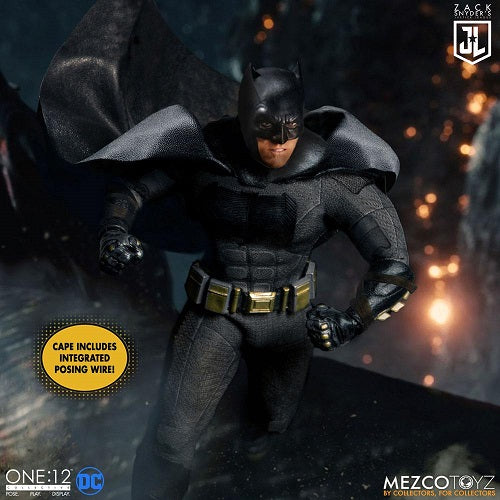 Mezco - One:12 Collective - DC Universe - Zack Snyder's Justice League - Superman, Batman & The Flash (3-Pack Steelbox Deluxe Set) - 1/12 Action Figures