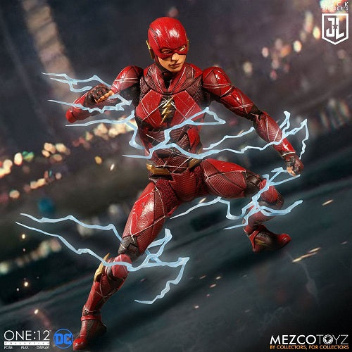 Mezco - One:12 Collective - DC Universe - Zack Snyder's Justice League - Superman, Batman & The Flash (3-Pack Steelbox Deluxe Set) - 1/12 Action Figures