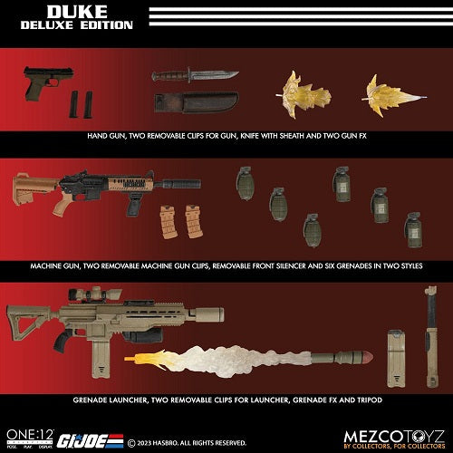 Mezco - One:12 Collective - G.I. Joe - Duke (Deluxe Edition) - 1/12 Action Figure