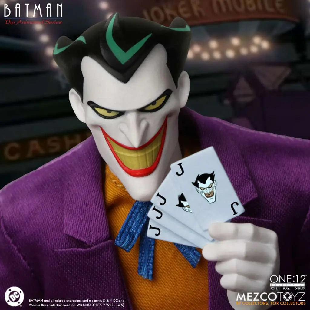 Mezco - One:12 Collective - Batman: The Animated Series - The Joker - 1/12 Skala (17 cm) Actionfigur