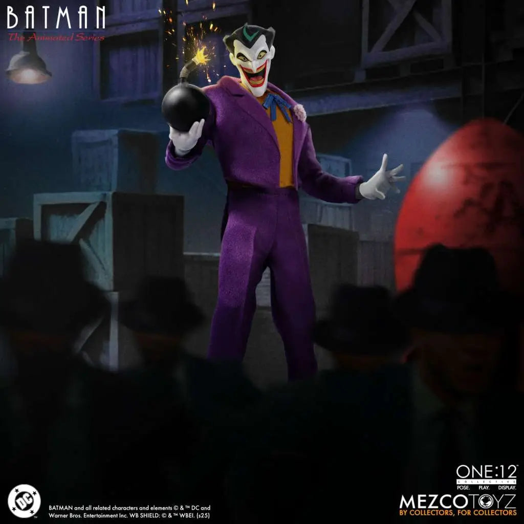 Mezco - One:12 Collective - Batman: The Animated Series - The Joker - 1/12 Skala (17 cm) Actionfigur