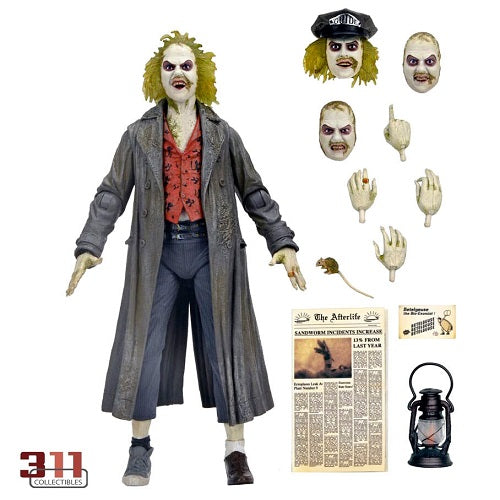 NECA - Beetlejuice 1988 - Ultimate Beetlejuice: Tour Guide The Bio-Exorcist - 7" Action Figure