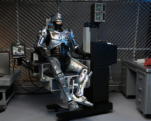 NECA - Robocop - Ultimate Battle Damaged Robocop (with Chair) - 18cm Action Figure