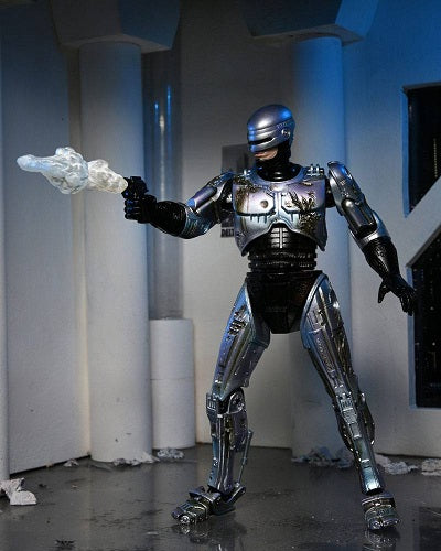 NECA - Robocop - Ultimate Battle Damaged Robocop (with Chair) - 18cm Action Figure