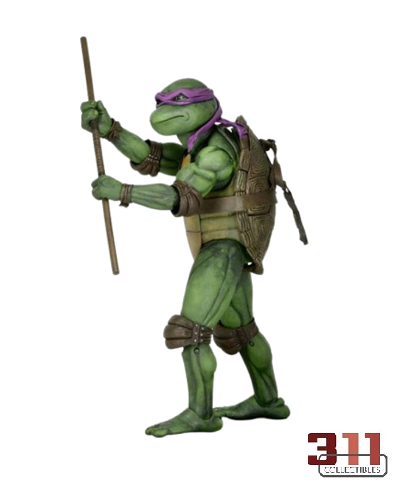 NECA - Teenage Mutant Ninja Turtles - TMNT (1990) - Donatello - 1/4 Scale (Quarter Scale, 46 cm (18 inch)) Action Figure