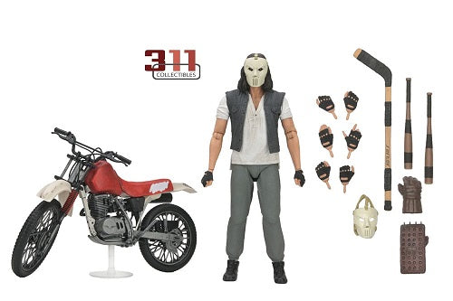 NECA - Teenage Mutant Ninja Turtles - (1990 Movie) Deluxe Movie Realization - Casey Jones (with dirt bike) - 7″ (18 cm) Action Figure