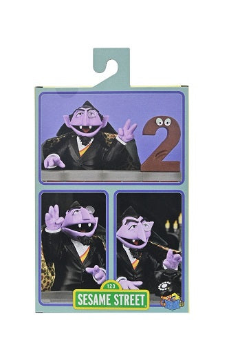 NECA - Ultimate - Sesame Street - The Count (Featuring the number 2) - 7” Action Figure