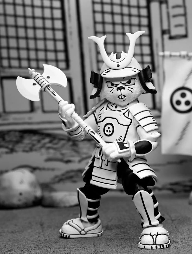 NECA - Usagi Yojimbo - Samurai Usagi Yojimbo (Schwarz-Weiß) - 7″ Actionfigur