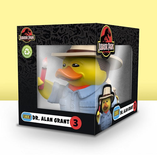 Numskull - TUBBZ - Jurassic Park - Dr. Alan Grant #3 (Boxed Edition) - 10 cm Collectible Duck