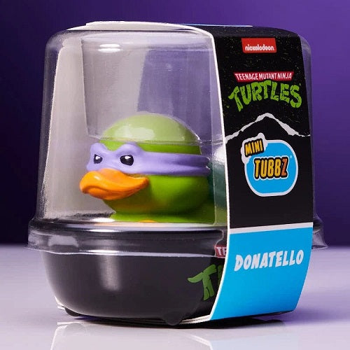 Numskull - TUBBZ Mini - Teenage Mutant Ninja Turtles - Donatello - 5 cm Collectible Duck met badkuipdisplay (Boxed Edition)