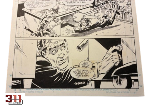 Original Comic Art - Spiderman Unlimited #07 - Page #35 - Bob McLeod (incl. signature, 1993)