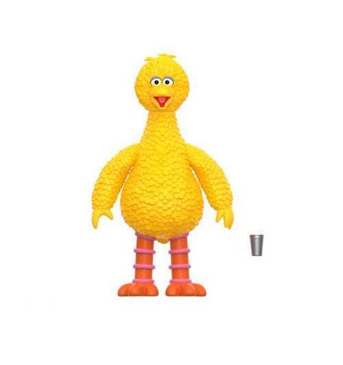Super7 - ReAction - Sesame Street - Big Bird (Vague 03) - Figurine articulée de 9,5 cm