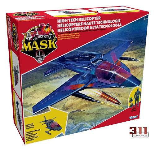 The Loyal Subjects - M.A.S.K. - Vehicle High Tech Helicopter - 1/24 Scale Vehicle
