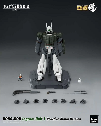 Threezero - Robo-dou - Patlabor 2: The Movie - Ingram Unit 1 Reactive Armor Version - 23 cm Action Figure