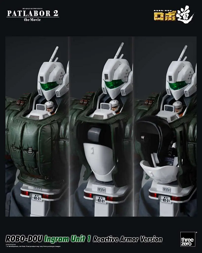 Threezero - Robo-dou - Patlabor 2: The Movie - Ingram Unit 1 Reactive Armor Version - 23 cm Action Figure