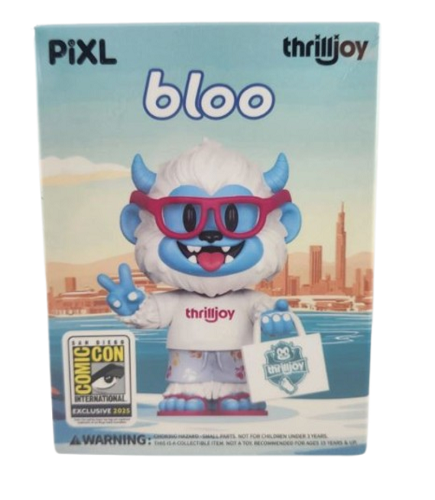 Thrilljoy - PIX! - Bloo - Bloo (w/ Glasses) (San Diego Comic Con 2025 Exclusive, 1000pcs, Opened Hero (Common) Variant) - 10 cm Collectible Figure