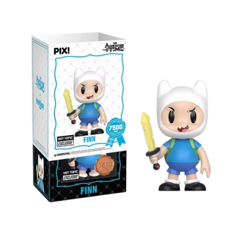 Thrilljoy - PIX! - Adventure Time - Finn (geopende common / hero variant) - 7500pcs Hot Topic Exclusive - Collectible Figure